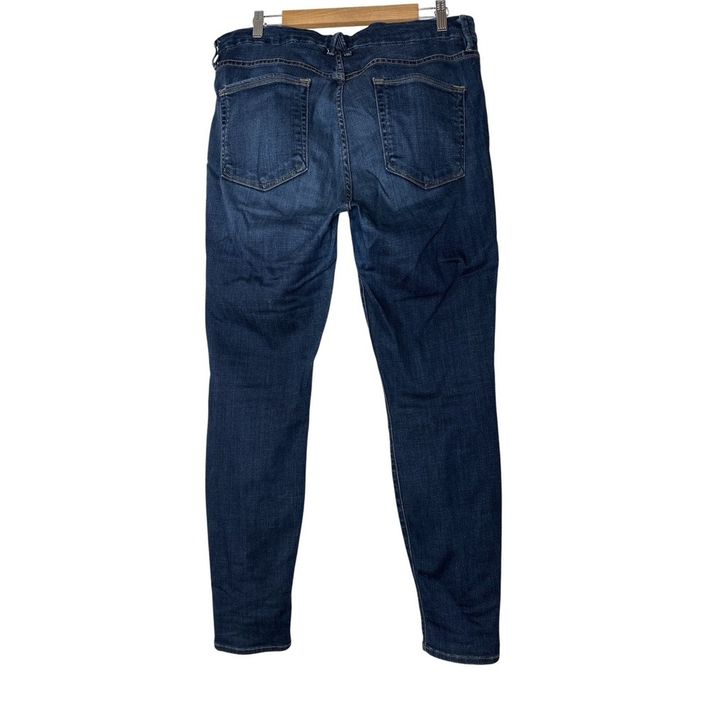 Good American Jeans Women Size 32 High Rise Blue Stretch Skinny Modern Classic